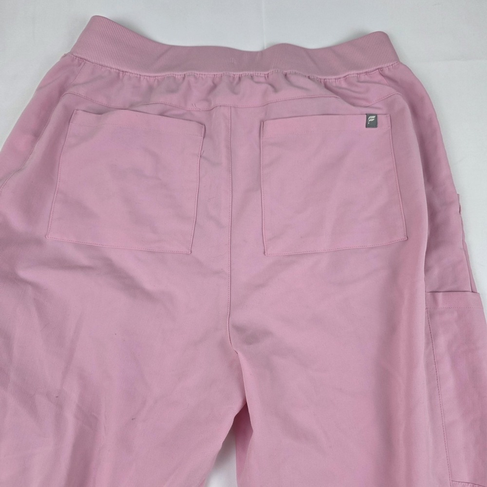 Fabletics Pants Womens Large Tall Pink Jogger Scrubs Elastic Waist Pockets - Picture 13 of 16